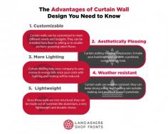 Curtain walls are frameless structures that are installed on your building to protect it from extreme weather conditions such as rain, storms, and snow. Contact Lancashire Shop Fronts today for a free estimate on high-quality curtain walling installation. Call us today on 07730 286838 to discuss your needs.
Visit here : https://www.lancashireshopfronts.co.uk/curtain-walling/

