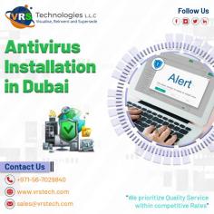 VRS Technologies LLC is the standard provider of Antivirus Installation in Dubai. We assure you can easily protect your computer from dangerous viruses and malicious data. Contact us: +971 56 7029840 Visit us: www.vrstech.com