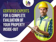 certified experts are a valuable resource when it comes to evaluating a property. They can provide a complete assessment that takes into account all the relevant factors, ensuring that property owners have the information they need to make informed decisions.

 

If you are in need of a complete evaluation of your property, contact with GTA Inspectors They have a team of certified experts today for a reliable assessment.

 

Contact Info :

Mobile No. +97145765420

Mail : info@gtainspectors.com

Visit - www.gtainspectors.com/