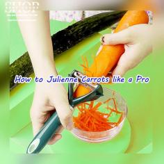 how to julienne carrots