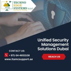 Techno Edge Systems LLC is the best Service Provider of Unified Security Management Solutions in Dubai. We offers security against online threats of all kinds and Internet access for small and mid-sized organizations. Contact us: +971-54-4653108 Visit us: www.itamcsupport.ae 
