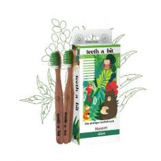 Eliminate single-use plastic with The Pledge Toothbrush for a natural & superior brushing experience with its aromatic wood variants: Neem & Bamboo. The sustainable design & packaging eliminates 25 grams of plastic going into our oceans & landfills.

Sensorial Wood
Ergonomic Handles
Dentist Designed Bristles
Unique Identifiers
Anti-Microbial
100% Recyclable Packaging
