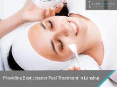 At SafeMedSpa in Lansing, we provide the best Jessner Treatment available. Our experienced and knowledgeable staff will help you achieve your desired results with our advanced skin care treatments. We use a combination of lactic acid, salicylic acid, and resorcinol to exfoliate the top layer of dead skin cells while stimulating collagen production for smoother and brighter looking skin. This treatment is perfect for those who want to reduce wrinkles, fine lines, acne scars or hyperpigmentation without any downtime! With regular sessions at SafeMedSpa in Lansing, you can enjoy long-lasting results that leave your complexion glowing and refreshed. Contact us today to learn more about how our Jessner Treatment can benefit you!