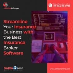 "SAIBAOnline" - Insurance brokerage software is a digital solution that assists insurance brokers in managing their business operations. The best insurance broker software offers a number of features, including customer relationship management, policy management, and claims management. By streamlining their operations, insurance brokers can increase productivity and profitability.