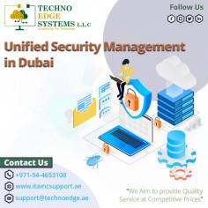 Techno Edge Systems LLC is owned for delivering the Unified Security Management Dubai. We are having vast services for constant growth of organizations. Contact us: +971-54-4653108 Visit us: https://www.itamcsupport.ae/services/unified-security-management-in-dubai/