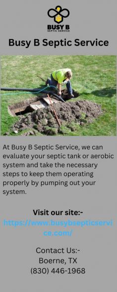 Busybsepticservice.com is a locally owned and operated company that provides professional septic tank cleaning, hydro-jetting, and other septic services. Investigate our site for more details.
https://www.busybsepticservice.com/septic-pumping/