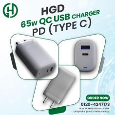 "HGD India Pvt. Ltd. is one of the leading MOBILE PHONE USB FAST CHARGERS MANUFACTURERS, SUPPLIERS AND EXPORTERS in India. We are dedicated to providing quality products for our customers and have been doing so since our inception in 2015. We use the latest technology and advanced manufacturing techniques to ensure that our products are of the highest standard and provide a reliable, efficient charging experience. Our commitment to quality has earned us a reputation as one of the most reliable mobile  USB FAST CHARGERS manufacturers in India, with customers all over the country trusting us with their charging needs.
For any Enquiry Call HGD India Pvt. Ltd. at Contact Number : +91-9999973612 Or Drop a Mail on : Enquiry@hgdindia.com, Our site : www.hgdindia.com"
