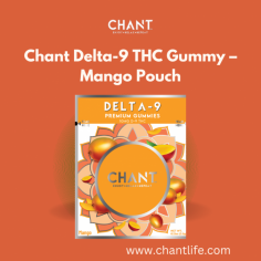 Chant Delta-9 THC Gummy—Mango Pouch That vibrant fruity mango taste inside every delta-9 THC gummy is infused with 10mg of derived delta-9 THC. It's the easy, legal way to achieve the mild, blessed state you already love. Visit our website today: https://chantlife.com