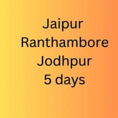 Rajasthan Cab offers Jaipur Ranthambore Jodhpur 5 days tour package. Book Jaipur Ranthambore Jodhpur 4 nights 5 days tour at best price. visit:- https://www.rajasthancab.com/jaipur-ranthambore-jodhpur-5-days-tour/
