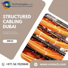 VRS Technologies LLC is the most effective provider of Structured Cabling Dubai. Our structured cabling services offer you the latest arrangement to deal with the revolutionizing requirements of your network. Contact us: +971 56 7029840 Visit us: www.vrstech.com