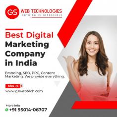 "GS Web Technologies is a leading digital marketing company in India that offers a comprehensive range of digital marketing services to clients across various industries. With years of experience in the industry, the company has gained a reputation for delivering exceptional results through its expertise in SEO and PPC services. The team at GS Web Technologies uses advanced techniques and tools to analyze, strategize, and implement digital marketing campaigns that drive conversions and ROI for its clients.

With a focus on providing exceptional customer service, GS Web Technologies works closely with clients to understand their business goals and develop customized digital marketing and web development solutions that help them achieve those goals. Whether you need SEO and PPC services or website and application development services, GS Web Technologies is the go-to company for all your digital marketing and web development needs.

Get in touch with Our team
Email - soyaljpr@gmail.com
Call today - 9501406707
visit our website - www.gswebtech.com"