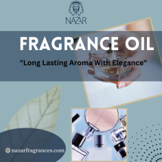Choose The Natural Fragrance Flavor

Nazar Fragrances offer an impressive range of premium quality with concentrated fragrance oils for beauty having a complex blend of fruits and floral flavor. To know more details, call us at (919) 694-7062.