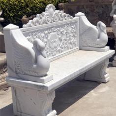 Check out this beautiful carved Makrana marble bench for domestic use. You can transform your outdoor beauty and charm with this marble bench. Our craftsmen are manage to construct marble carved bench as customers specifications. 
GRP Marbles WhatsApp No. - 9599728891
For more details, You can go to this link - https://grpmarbles.com/