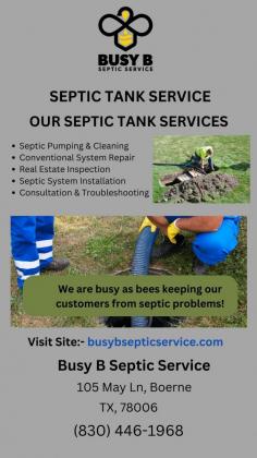 Busybsepticservice.com offer the best septic tank cleaning service. We offer reliable and affordable service that keeps your tank clean and functioning properly. We also provide septic system installation service. Do visit our site for more info.



https://www.busybsepticservice.com/