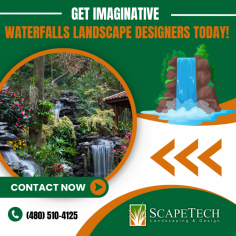 Get the Right Designers for Waterfalls Landscaping!

Scape Tech Landscaping & Design is the perfect choice for people looking to create a beautiful outdoor space. Our waterfalls landscape designers guarantee top-quality services and a finished creation that will exceed your expectations. Here’s a closer look at why you should consider us for all your landscaping needs. Get in touch with us!

