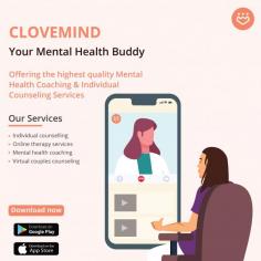Clovemind provides various services related to individual counseling, both free and paid. In addition to counseling sessions, we offer a range of self-care tools to help individuals manage their mental health.We believe that these resources can assist individuals in their journey towards improved mental health and overall well-being. Whether someone is seeking professional counseling or simply looking for ways to take care of themselves, our organization is committed to providing accessible and effective support.
