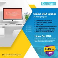 Boost your career with our Database Administration Online Training Courses. At our USA Based Kudrant Academy, we provide the Best Online DBA  Programs that allows you to have a detailed knowledge about the subject. Get a step ahead in your career with us.  Visit -  https://www.kudrantacademy.com/about