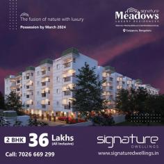 Signature Meadows, the finest luxury apartments located between Gunjur, Sarjapur and Whitefield is the perfect home for you. With unmatched comforts and state-of-the-art amenities, Signature Meadows is not just a home, but a piece of paradise. These apartments are also very conveniently located, very close to the IT hub. This means that you can enjoy the luxury of living in these beautiful apartments without compromising on the location. At Signature Meadows, you can live your life to the fullest with ample opportunities.

✅ Swimming Pool
✅ Kids Play Area
✅ Amphitheatre
✅ Well-equipped Gym
✅ Half-Basketball Court
✅ Round-the-clock Security
✅ Jogging Track
✅ Indoor Games

Visit: https://www.signaturedwellings.in/meadows/
Call: +91-7026669299
RERA No: PRM/KA/RERA/1251/308/PR/060822/005142
#signaturedwellings #splendor #RERA #BMRDA