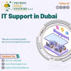 Techno Edge Systems LLC is the most profitable supplier of IT Support in Dubai. We offers best IT Support Services in reasonable price which can afford by anyone. Contact us: +971-54-4653108 Visit us: www.itamcsupport.ae