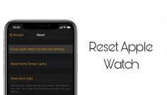 Reset your apple watch