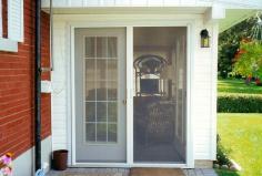 We designed Phantom Screens for doors, windows, and large openings in Orange County CA. We install Clearview retractable screens for your door in Orange County
