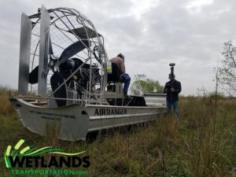 Air Ranger Boats TX| Wetlands Transportation LLC

Wetlands Transportation, LLC is a private company licensed to operate vehicles in the passenger-for-hire transportation industry. Headquartered in Los Angeles, Wetlands provides transportation services throughout the State of California as well as select locales nationwide. 
