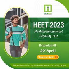 Yes, you heard right! We've extended the HEET 2023 till 30th April. This is your chance to stand out to top recruiters and boost your career opportunities. Register now and take your career to the next level.
To register: https://heet.hiremee.co.in/
visit: https://hiremee.co.in/heet
