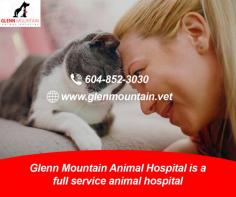 Vet Hospital Abbotsford provides love and care for animals

Glenn Mountain Animal Health Centre Abbotsford ensures the health and wellness of your pets at all times. We are a Vet Hospital Abbotsford providing the kind of love and care animals deserve while being treated. Our services include consultations, exams, preventive care, vaccinations, and more.