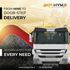 Get all your aggregate needs fulfilled hassle-free with our mine-to-doorstep delivery services. 
From aggregate to concrete and everything in between, we've got you covered. 
Know more: https://akpgroup.in/aggregate/