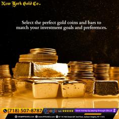 Investing in gold is smart, and New York Gold Co has the perfect coins and bars to fit your strategy. With New York Gold Co, you can invest with confidence! Browse our selection of gold coins and bars today!