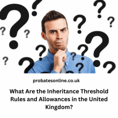 What Are the Inheritance Threshold Rules and Allowances in the United Kingdom?


Inheritance Tax (IHT) is a tax on the estate (the property, money, and possessions) of a deceased person. In the United Kingdom, there are rules and allowances for inheritance tax that determine how much tax an individual or their estate will have to pay.

Visit - https://www.probatesonline.co.uk/how-does-inheritance-tax-taper-relief-work-in-the-united-kingdom/