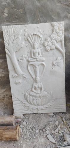 Check out this pure white marble carving in beautiful design constructed by the way of GRP Marbles. Makrana marble is a hard and gloss surface material and provide perfect luminosity to the landscape. 
GRP Marbles WhatsApp No. - 9599728891
For more details, You can go to this link - https://grpmarbles.com/