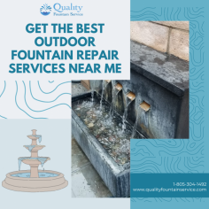 Are you looking for a reliable and efficient outdoor fountain repair near me? Look no further than Quality Fountain Service! Our experienced technicians are committed to getting your fountain up and running in no time, so you can enjoy the beautiful water feature in no time. With us, you get fast, quality repairs at an unbeatable price. Trust us with all your outdoor fountain needs! 