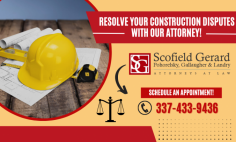 Get Effective Construction Dispute Solution!

At Scofield, Gerard, Pohorelsky, Gallaugher & Landry, LLC, our construction litigation attorney is making the complex legal cases into simple. Our clients come to us because they understand the importance of being able to keep their eye on the big picture, while leaving the critical details to us. Get in touch with us!
