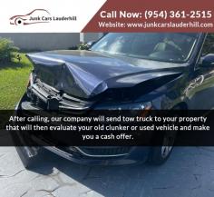 At Junk Cars Lauderhill, we offer free and convenient car removal services, meaning we come to your location to pick up your vehicle at no cost to you. Whether your car is sitting in your driveway, parked on the street, or stranded on the side of the road, we can tow it away for you. For more detail visit us at https://www.junkcarslauderhill.com/ or contact us at 954-361-2515 Address: Lauderhill, FL #JunkCarsLauderhill #CashforJunkCars #Lauderhill #FL
