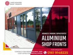 An Aluminium shop front is a shop front that is mostly built of Aluminium. Because of its durability, robustness, and low maintenance requirements, this type of shop front is popular. Aluminium shop fronts may be customized to match a variety of shapes and sizes, making them a versatile alternative for companies seeking a modern and streamlined storefront appearance.  via email at  info@lancashireshopfronts.co.uk to discuss your specific requirements or to arrange a free on-site consultation.  Visit here : https://www.lancashireshopfronts.co.uk/news/aluminium-shop-front-manchester/ 