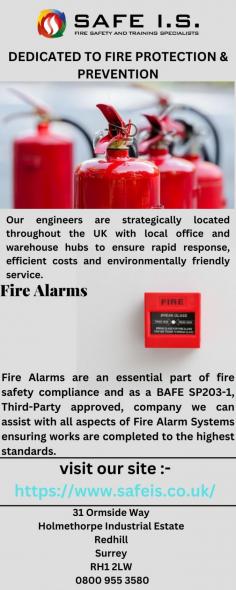 Safeis.co.uk offers fire extinguisher servicing to ensure your extinguishers are always in working order and compliant with safety regulations. Visit our website today to learn.

https://www.safeis.co.uk/fire-extinguisher-service-maintenance