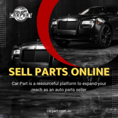 Sell Parts Online--

Are you thinking about selling your auto parts? If so, then Car Part is the place where you can Sell Parts Online. Car Part is a resourceful platform to expand your reach as an auto parts seller. We will connect you with the interested buyers to provide you the comprehensive price for your auto parts. For more details, visit us at https://carpart.com.au/
