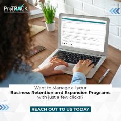 The customer service module in ProTRACKPlus has a built-in survey tool used to create your own forms, surveys, and returns. These three tools give you maximum flexibility to customize your Business Retention & Expansion (BRE) programs. You can collect all the information and make informed-decisions with just a few clicks.