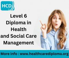 The objective of the OTHM Level 6 Diploma in Health and Social Care Management qualification is to equip learners with the underpinning knowledge, understanding and skills required for a career in the health and social care sector at a managerial level. The programme enables learners to demonstrate their skills by producing evidence from their work activities, to meet national occupational standards. Learners will acquire care management skills in the Health and Social Care sector.
VISIT US : https://www.healthcarediploma.org/level-6-diploma-in-health-and-social-care-management/