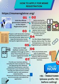 The registration process aims to provide various benefits and support to MSMEs, such as easier access to credit, government subsidies, tax benefits, and protection under various schemes and policies. It helps in formalizing the operations of small businesses and allows them to avail themselves of the numerous incentives and opportunities provided by the government.