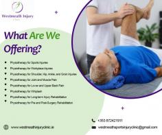 Looking for a Physiotherapy in Mullingar? Contact us today for specialized treatment

Looking for a physiotherapy in Mullinger to help with your back pain challenge or any other injury? Westmeath Injury Clinic is the best local physiotherapist in mullinger can take your fitness journey to the next level. Contact us today!
