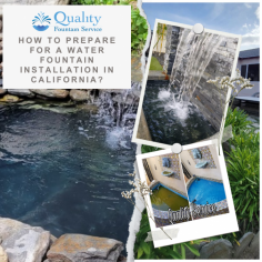 If you are looking for experienced professionals for water fountain installation in California, maintenance, and service, Quality Fountain Service can help. We specialize in all aspects of fountain installation, maintenance, and service. 