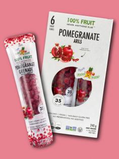 Fruti Fruit offers tasty Pomegranate Fruti Tubes in Canada