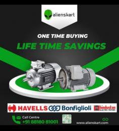 Alienskart.com is an online shopping site that enables you to explore different industrial & household electronics such as motors, ac drives, gearboxes, wires, leds, lubricants and many more. Our main brands consist of Havells motors by alienskart, Hindustan by alienskart, ABB by alienskart, Castrol by alienskart, Polycabs by alienskart and snpc motors, snpc gear motors only on alienskart which are most trustful names in industries. Please visit us to get trustful and quality products. Thank you for considering our site. 
For more queries: 8818081001
https://alienskart.com/