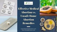 Home remedies for abortion have no strong evidence for being effective. Rather, safe abortion at home is possible through abortion pills. So, you can get an at-home abortion without risking your health with medicines such as Mifepristone and Misoprostol. Medical abortion is widely used around the world and is among the most efficient remedies of abortion. You can buy abortion pill kit online for at-home early abortion at Onlineabortionrx website, and learn more about the medicine use. (https://www.onlineabortionrx.com/blog/2023/05/16/effective-medical-abortion-vs-unsafe-home-abortion-remedies/)
