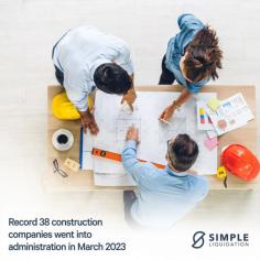 Administration in March 2023 in the United Kingdom

A record 38 construction companies went into administration in March 2023, beating February 2020’s record of 36. These included William Coates Ltd, who had been in business since 1964, Torpoint Ltd, Jessella & Jarvis Contracting and Norstead.

Visit - https://www.simpleliquidation.co.uk/
