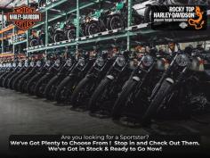 Rocky Top H-D is the best motorcycle dealership In Pigeon Forge, Tennessee. They carry all new 2023 and used Harley Davidson models with nice financing options.