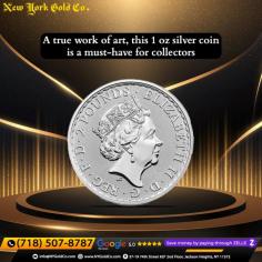 Make your collection shine with the 1 oz silver coin. A must-have for the discerning collector, this piece is sure to stand out. Get yours today and add a touch of luxury to your collection!
