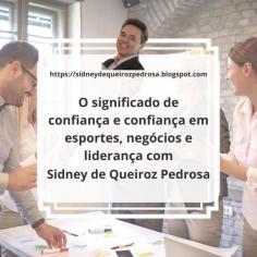 Confiança e confiança são qualidades indispensáveis ​​em esportes, negócios e liderança. Sidney De Queiroz Pedrosa enfatiza sua importância, destacando seu impacto na produtividade, trabalho em equipe e relacionamentos genuínos com os clientes. Ao entender a equação de confiança e velocidade, reconhecendo a importância da confiança na promoção do trabalho em equipe e priorizando relacionamentos genuínos com os clientes, indivíduos e líderes podem criar uma cultura de sucesso. https://sites.google.com/view/sidneydequeirozpedrosa/blogs?authuser=1